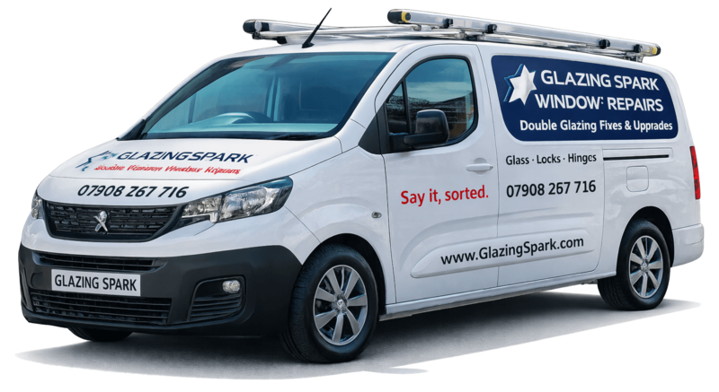 Glazing Spark van
