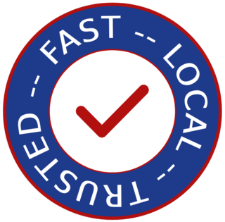 Fast, local and trusted service badge